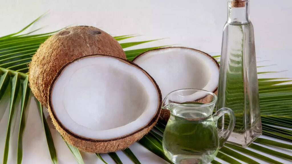 kích thích mọc tóc với dầu dừa