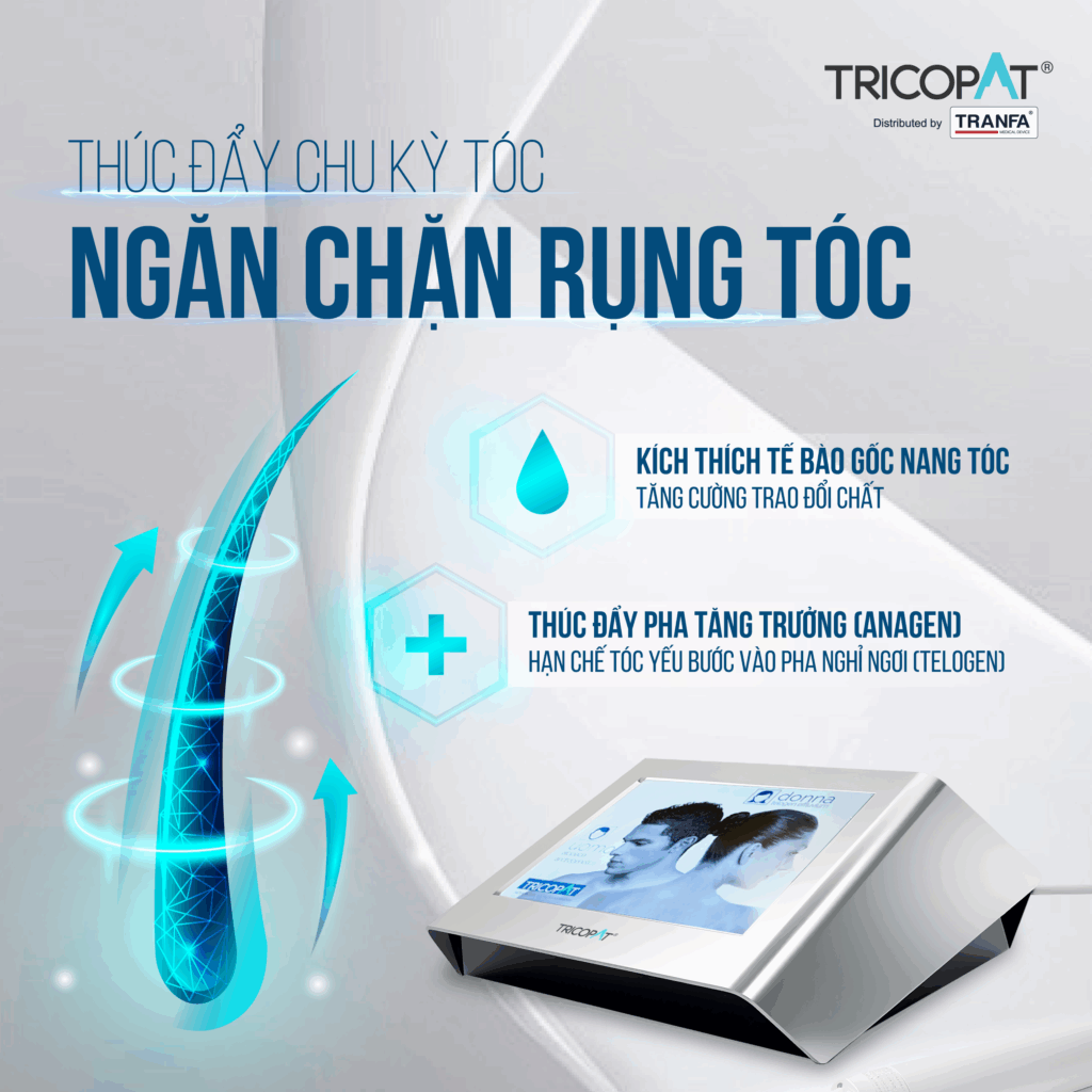 Chăm sóc tóc chắc khỏe cùng công nghệ TRICOPAT